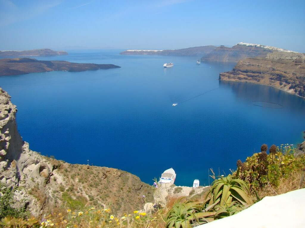Aussichten auf der Insel Santorin