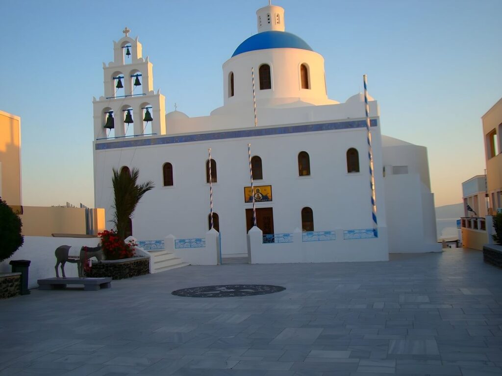 Die Kirche in der Stadt Iya