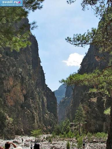 Wo ist der Einstieg in die Samaria-Schlucht?